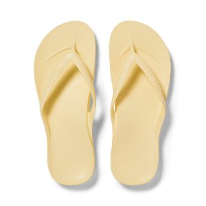 Arch Support Flip Flops – Classic – Lemon
