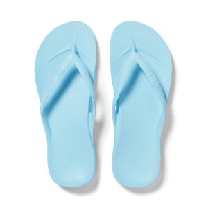 Arch Support Flip Flops – Classic – Sky Blue